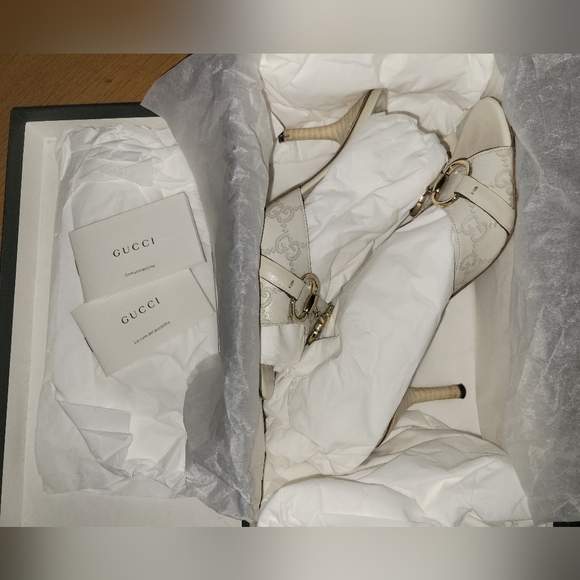 ❤️‍🔥GUCCI Horsebit beige pumps, 7 - Picture 6 of 8